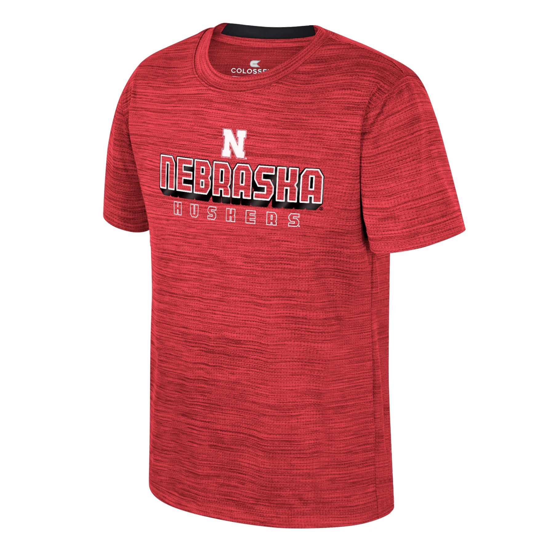 Youth Heeler Short Sleeve Tee in Red - Nebraska Cornhuskers