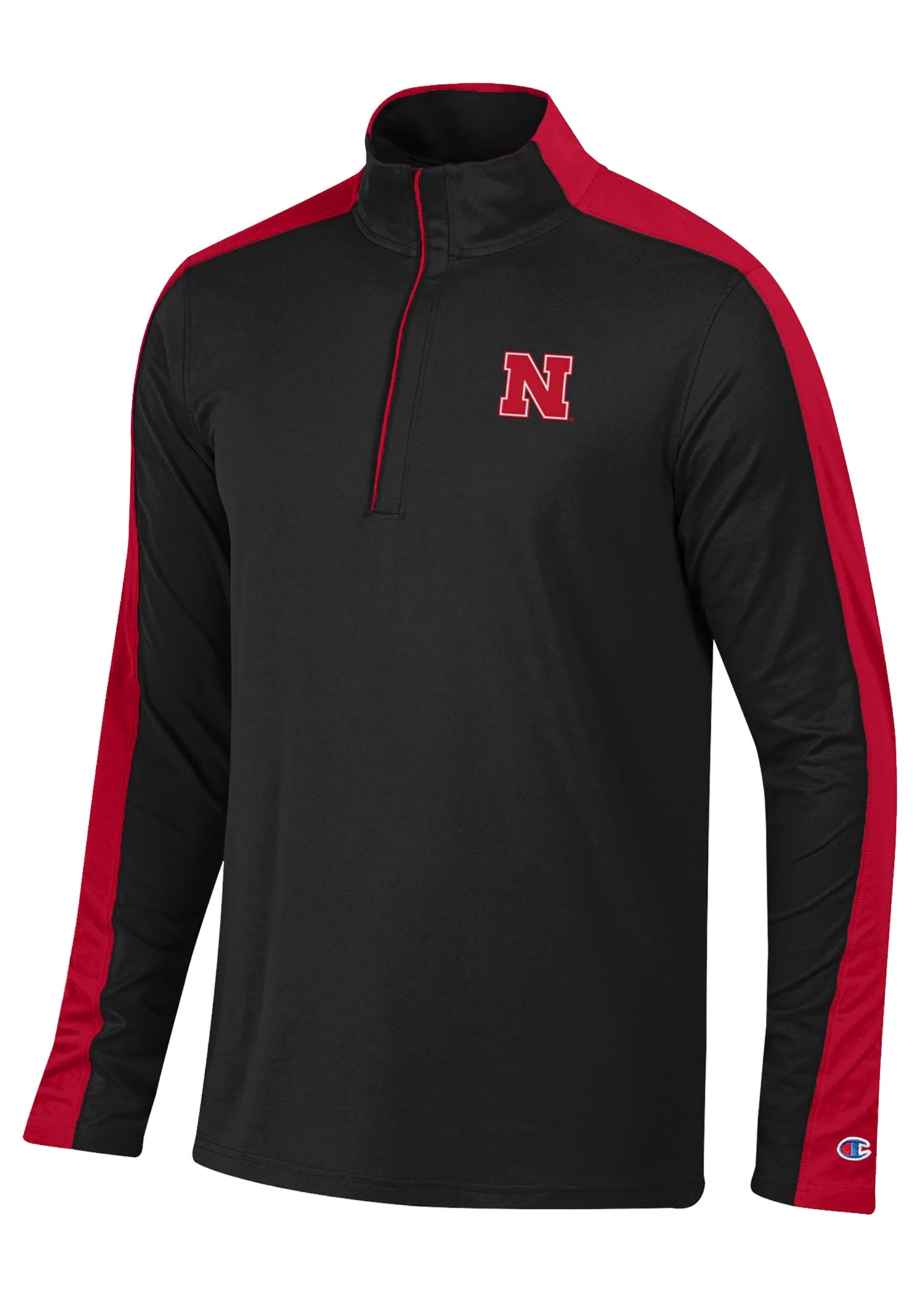 Champion Nebraska Quarter-Zip Pullover with Accent Color