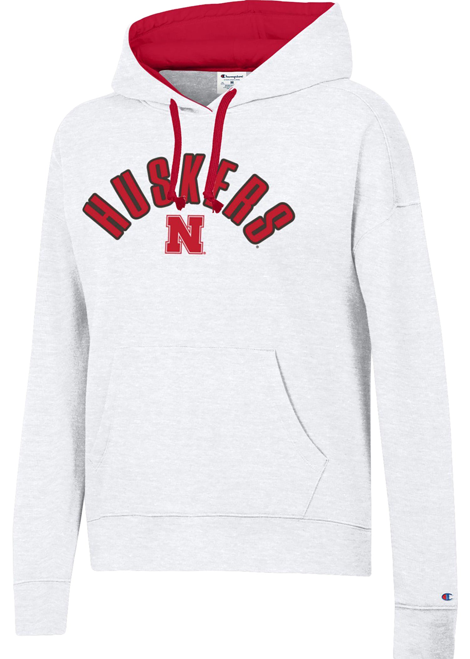 White Arch Huskers N Hoodie Nebraska Cornhuskers