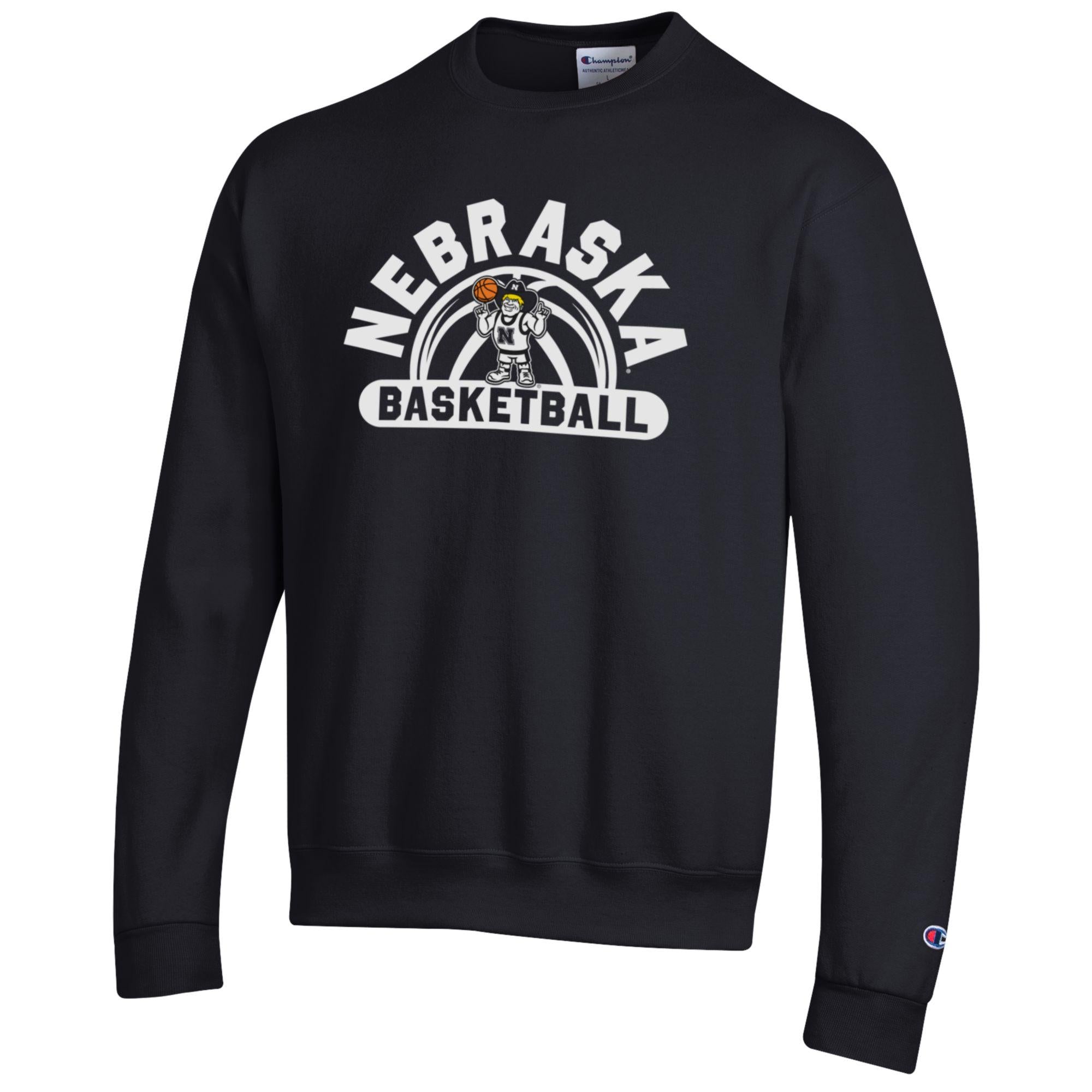 Herbie Basketball Crew Neck Sweatshirt Black