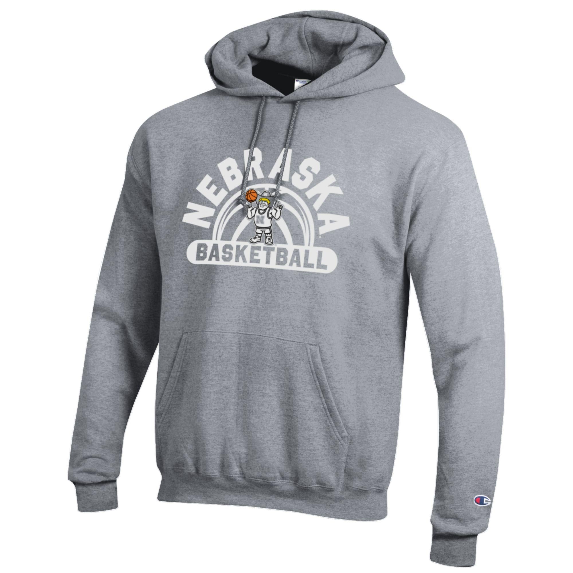 Herbie Basketball Hoodie Sweatshirt Grey