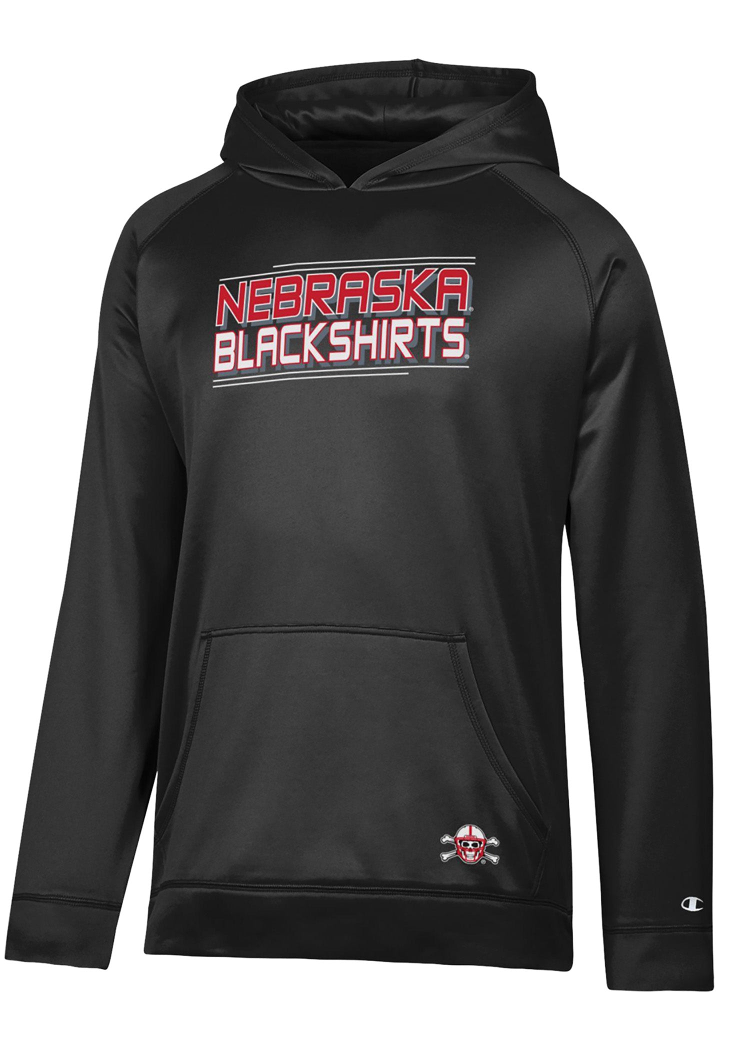 Youth Performance Hoodie – Wordmark Bar Graphic (2 Colors)