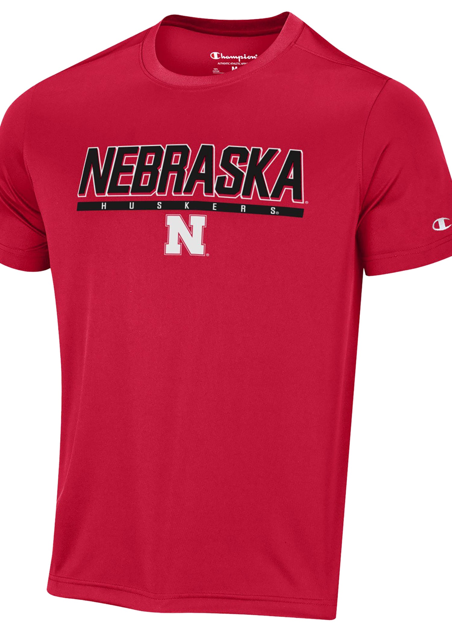 Nebraska Huskers Bar Design Performance Tee
