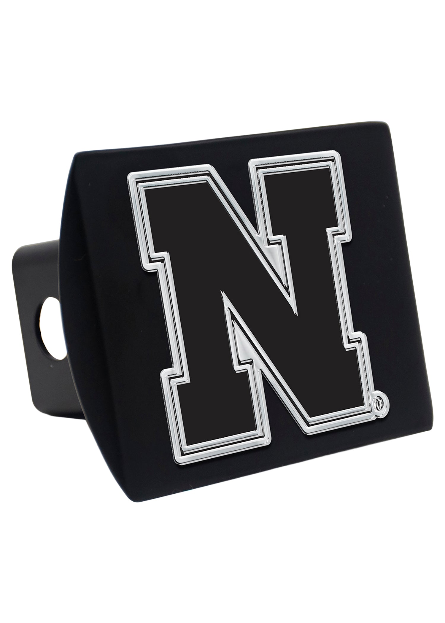 Black Block N Metal Hitch Cover