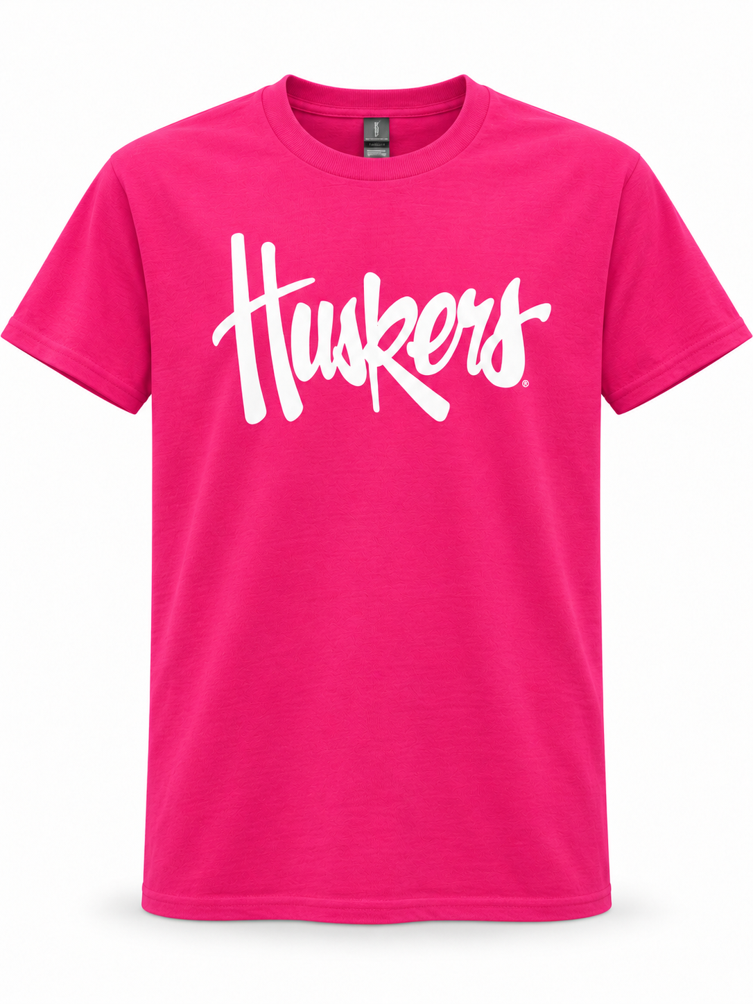 UNISEX Breast Cancer Awareness Huskers Shirt Pink