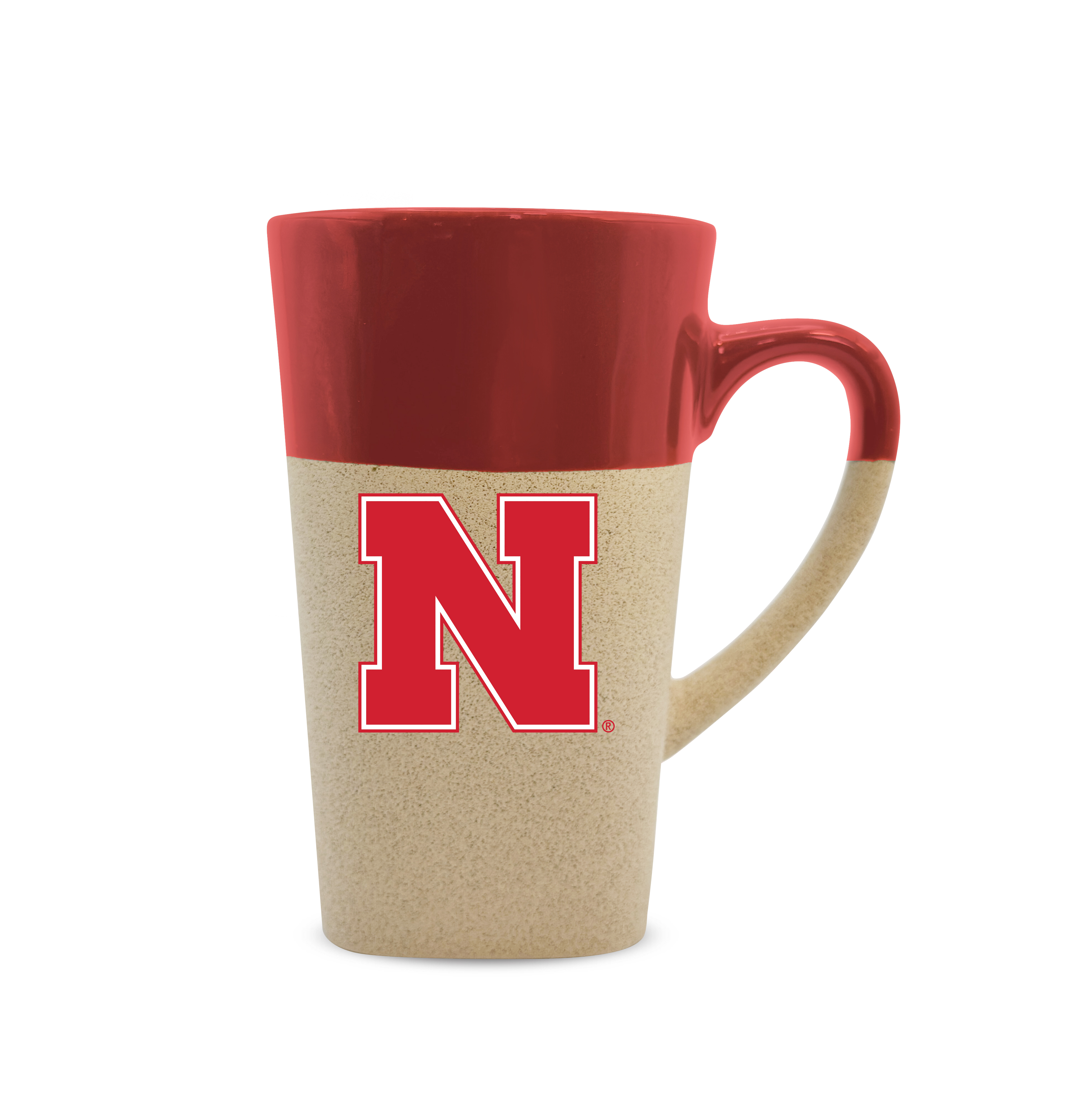 Nebraska 16 Oz Stone/Glaze Finished Mug