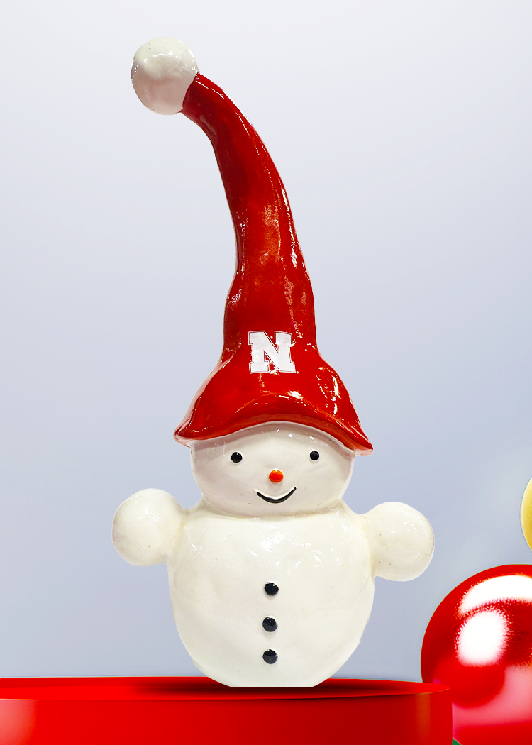7” Snowman University of Nebraska - Lincoln Theo the Snowman