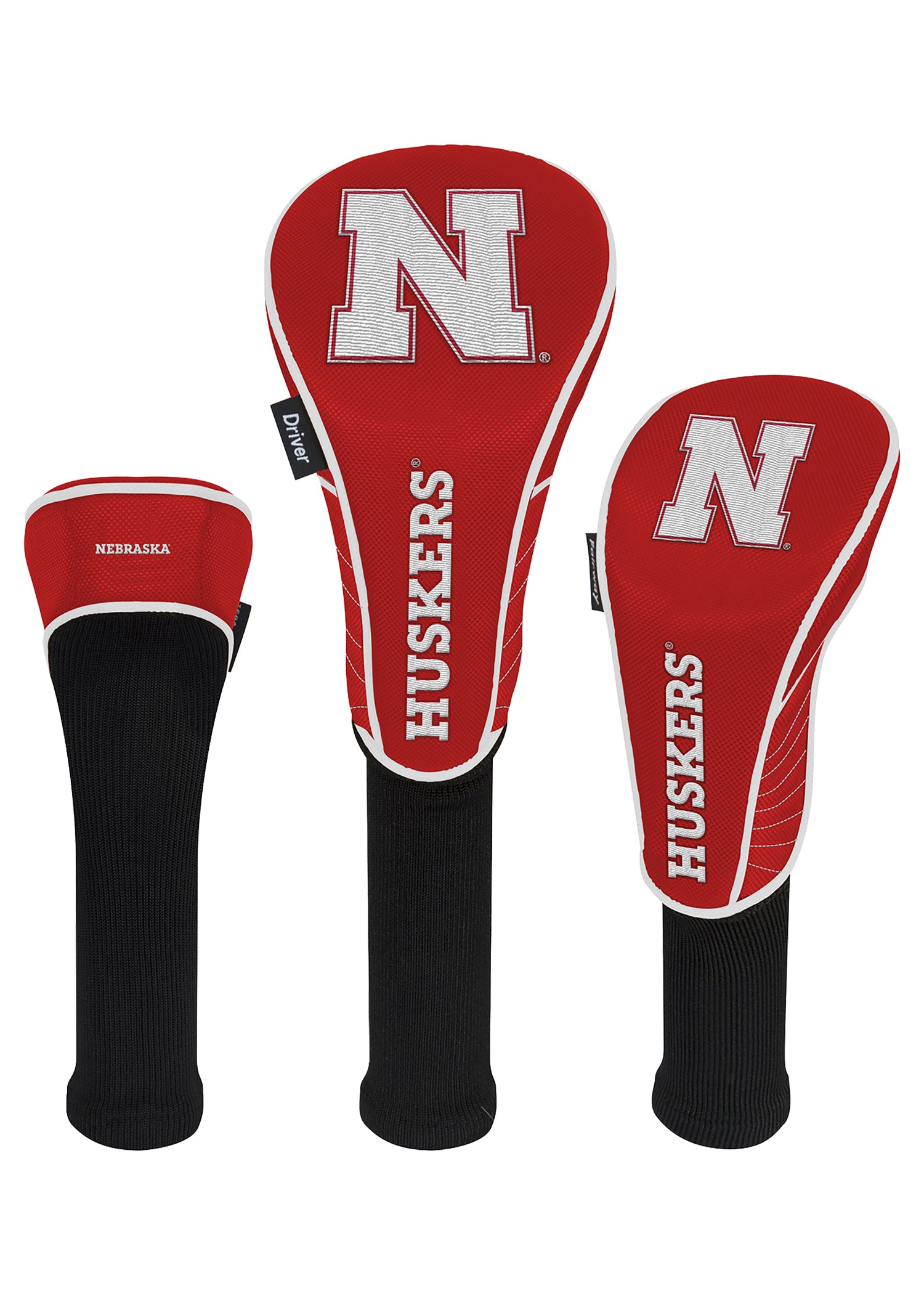 Driver, Fairway, and Hybrid Headcovers - Nebraska Cornhuskers - Headcover Matching System®