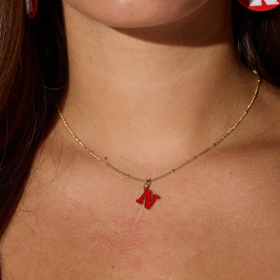 UNIVERSITY OF NEBRASKA CHARM NECKLACE