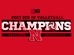 2023 Big Ten Champs Volleyball Banner Tee  - AT-G1682