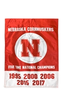 5 Time National Champs Husker Volleyball Garden Banner Nebraska Cornhuskers, Nebraska  Flags & Windsocks, Huskers  Flags & Windsocks, Nebraska Volleyball, Huskers Volleyball, Nebraska  Flags & Windsocks, Huskers  Flags & Windsocks, Nebraska Red Huskers Volleyball 13 by 18 Inch Garden Banner Sewing Concepts, Huskers Red Huskers Volleyball 13 by 18 Inch Garden Banner Sewing Concepts