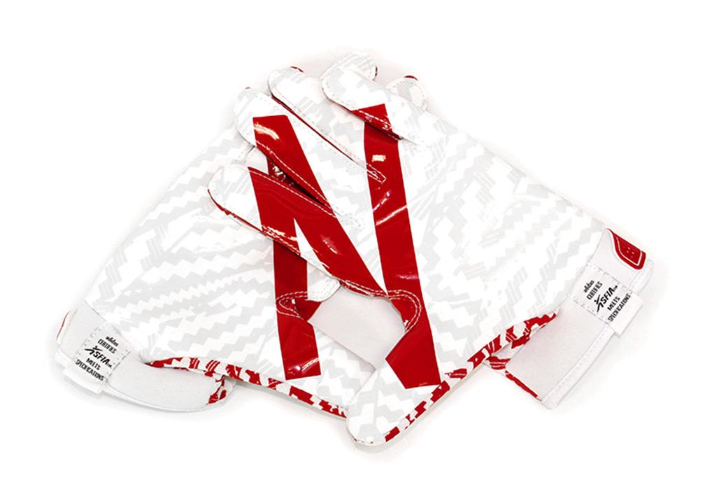 husker football gloves