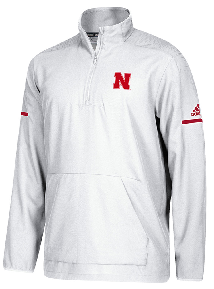 nebraska adidas quarter zip