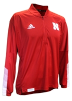 Adidas Nebraska Woven Quarter Zip Home Game Jacket
