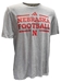 Adidas 2024 Nebraska Football Locker Pregame Tee - Grey - AT-H4489