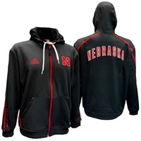 Adidas 2024 University Of Nebraska Sideline FZ Knit Jacket Nebraska Cornhuskers, Nebraska  Mens, Huskers  Mens, Nebraska  Mens Outerwear, Huskers  Mens Outerwear, Nebraska Black Out!, Huskers Black Out!, Nebraska Adidas, Huskers Adidas, Nebraska Adidas Black University Of Nebraska Sideline Athletic FZ Knit Jacket, Huskers Adidas Black University Of Nebraska Sideline Athletic FZ Knit Jacket