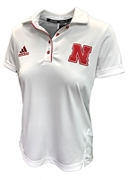 Adidas 2024 Womens Nebraska Coaches Polo - White Nebraska Cornhuskers, Nebraska  Ladies Polos, Huskers  Ladies Polos, Nebraska Polos, Huskers Polos, Nebraska Adidas, Huskers Adidas, Nebraska Adidas 2024 Womens White Nebraska Coaches SS Polo, Huskers Adidas 2024 Womens White Nebraska Coaches SS Polo