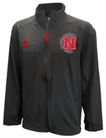 Adidas Black FZ Nebraska Coaches P5 Lightweight Jacket Nebraska Cornhuskers, Nebraska  Mens Outerwear, Huskers  Mens Outerwear, Nebraska  Mens, Huskers  Mens, Nebraska Black Out!, Huskers Black Out!, Nebraska Adidas, Huskers Adidas, Nebraska Adidas Black FZ Nebraska Coaches P5 Lightweight Jacket , Huskers Adidas Black FZ Nebraska Coaches P5 Lightweight Jacket 