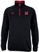 Adidas Black Sideline Long Sleeve 1/4 Zip Knit - AW-77011