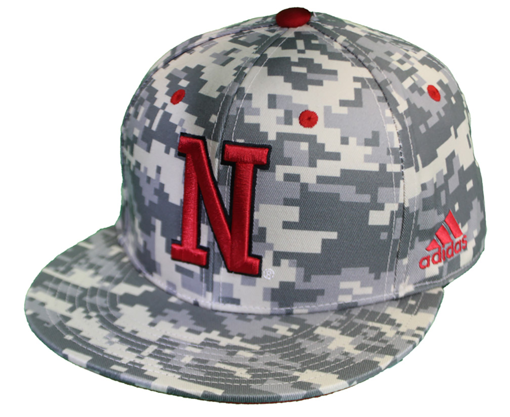 nebraska baseball hat adidas