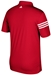 Adidas Go Big Red 3 Stripe Golf Polo - AP-A2109