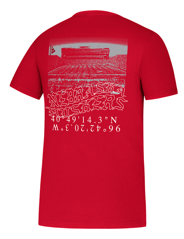 Adidas Husker Nation Stadium Tee