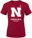 Youth Adidas Nebraska Huskers Bling Fashion Tee - YT-87032