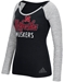 Adidas Ladies Long Sleeve Huskers Tailsweep Bling Slub Tee - AT-80051