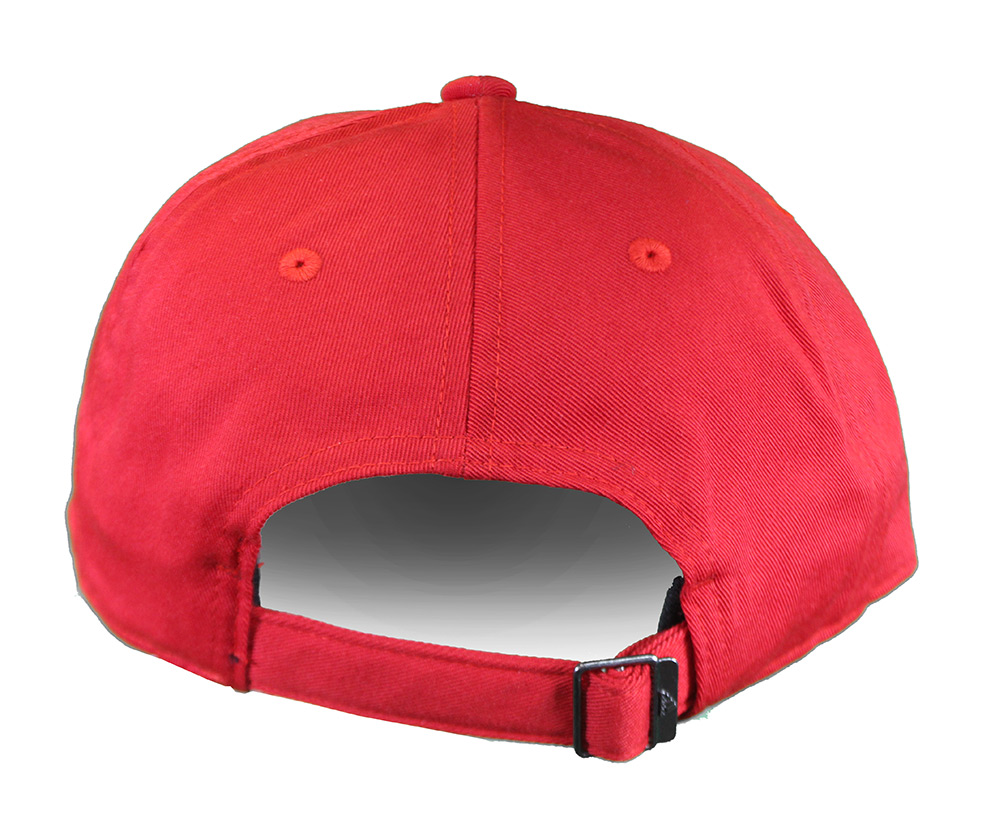 Adidas Red Nebraska Coaches Adjustable Slouch Hat
