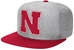 Adidas Nebraska Flatbrim Snapback - HT-88035