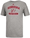 Adidas Nebraska Football Helmet Tee - Gray - AT-80027