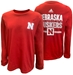 Adidas Nebraska Huskers Back On Deck LS Fresh Tee - AT-H4475