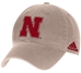 Adidas Nebraska Iron N Khaki Slouch Cap - HT-96043