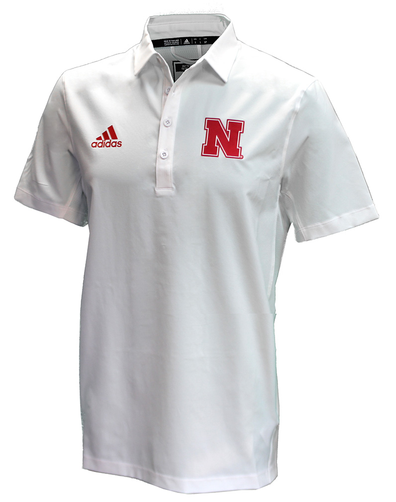 nebraska adidas polo