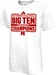 Adidas Nebraska Volleyball 2024 Big Ten Champs Tee - AT-H4750