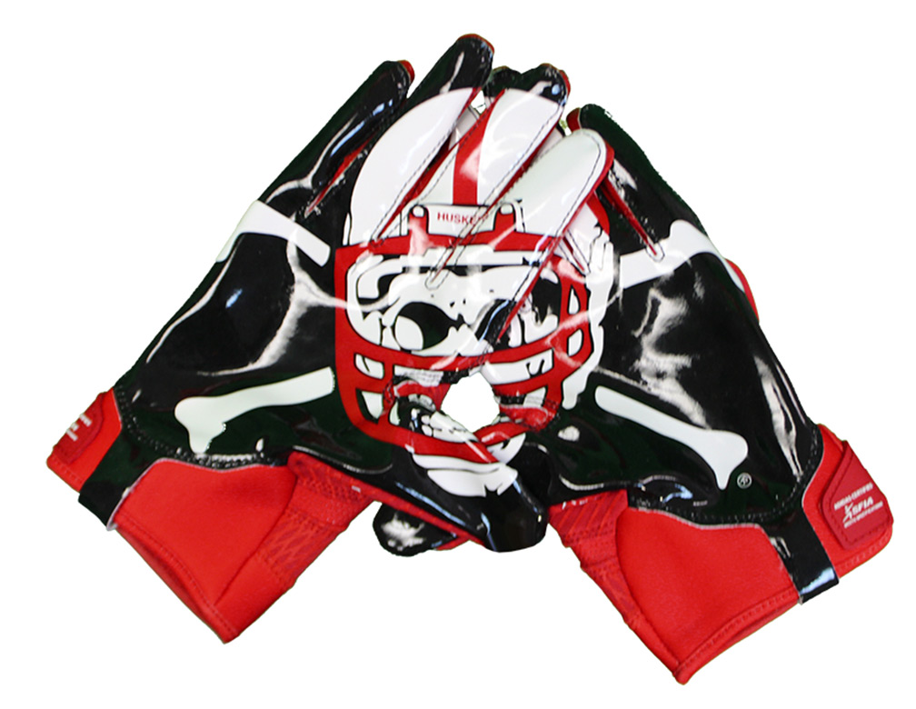 nebraska cornhuskers football gloves