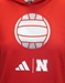 Adidas Womens Nebraska Volleyball Locker Spray Sport Fleece - AS-G5447