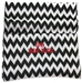 Black Chevron GO BIG RED Scarf - DU-E7102