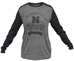 Charcoal U of N Huskers Long Sleeve Shirt - AT-71155