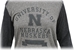 Charcoal U of N Huskers Long Sleeve Shirt - AT-71155