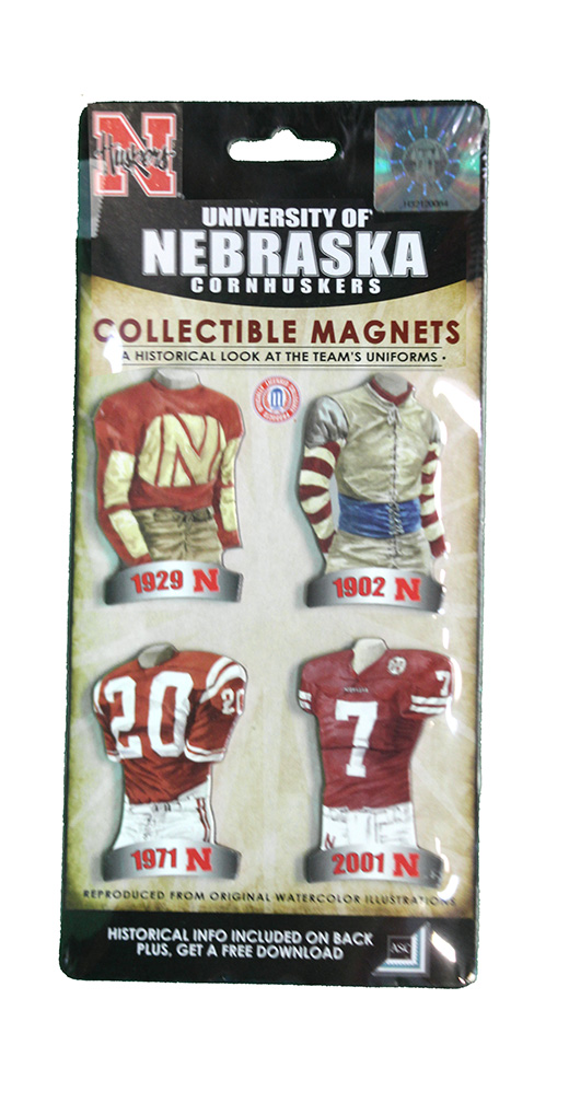 University Of Nebraska Cornhuskers Collectible 4 Pack Magnets Caseys