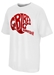 Go Big Red Husker Helmet Tee - AT-A3268