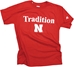 HUSKER TRADTION RED TEE - AT-55154