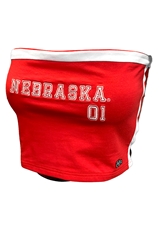 Husker Gals Nebraska All Star Tube Top Nebraska Cornhuskers, Nebraska  Ladies Tops, Huskers  Ladies Tops, Nebraska Womens Nebraska Red With White Taping All Star Tube Top Hype And Vice, Huskers Womens Nebraska Red With White Taping All Star Tube Top Hype And Vice