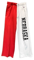 Husker Gals Scarlet N Cream Nebraska Tailgate Puddle Pant Nebraska Cornhuskers, Nebraska  Shorts, Pants & Skirts, Huskers  Shorts, Pants & Skirts, Nebraska Shorts & Pants , Huskers Shorts & Pants , Nebraska Womens White And Scarlet Red Nebraska Tailgate Her Football Fan Puddle Pant Champion, Huskers Womens White And Scarlet Red Nebraska Tailgate Her Football Fan Puddle Pant Champion