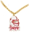 Husker Helmet Necklace - DU-A4223