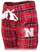 Husker N Womens Flannel Loungers - AH-94024