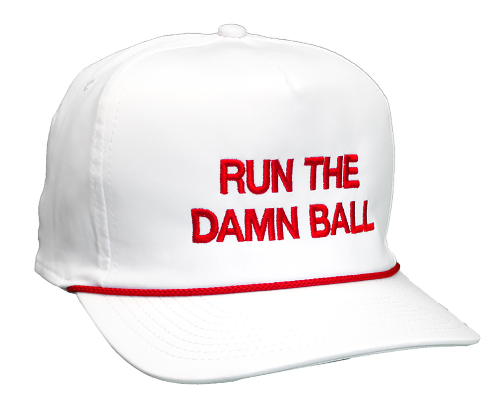 Uga run the store damn ball hat