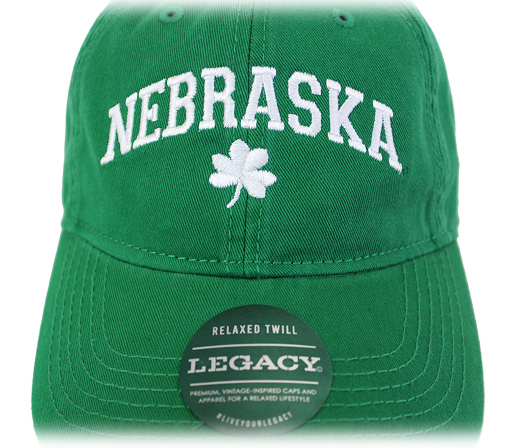 green nebraska hat