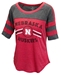 Husker Womens Burnout Jersey Top - AT-B6151